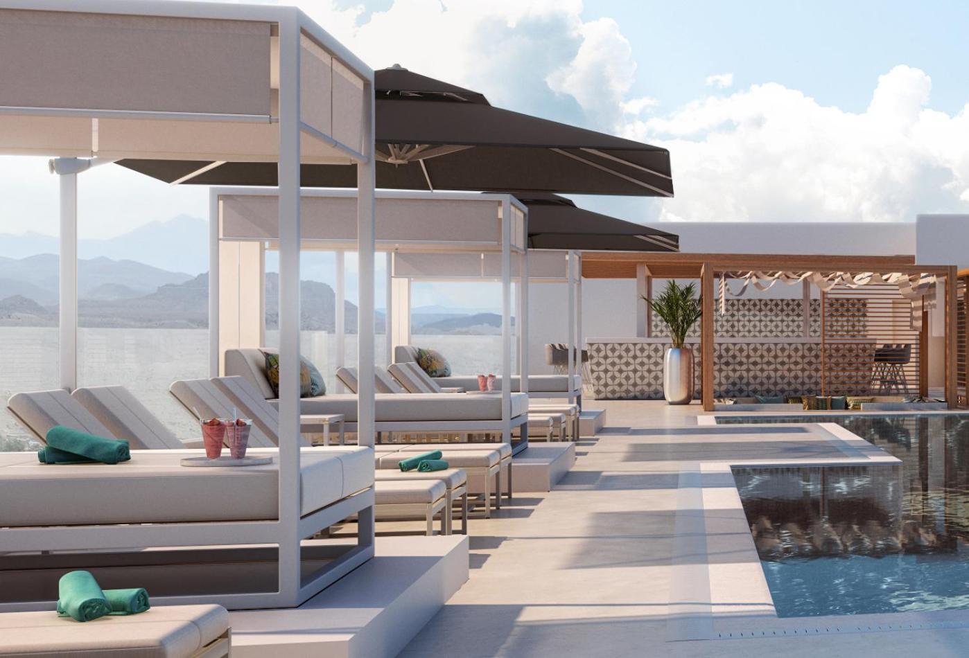 Moevenpick Hotel & Apartments Ghala Μουσκάτ Εξωτερικό φωτογραφία The rooftop pool